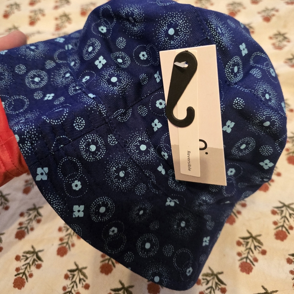 NWT Blue Patterned Bucket Hat